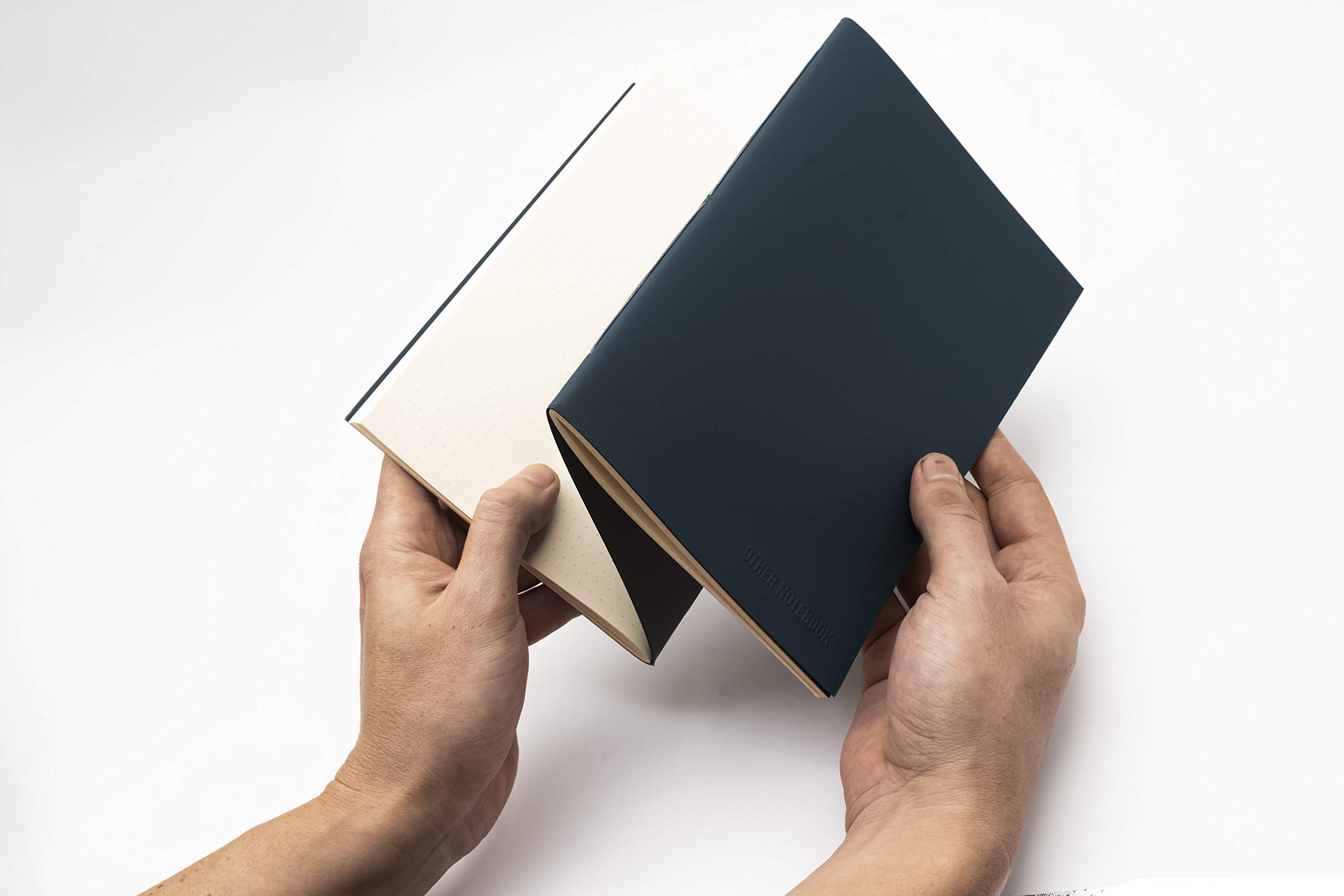 Cahier double face A5 bleu ardoise pour organiser vos réunions et croquis au bureau