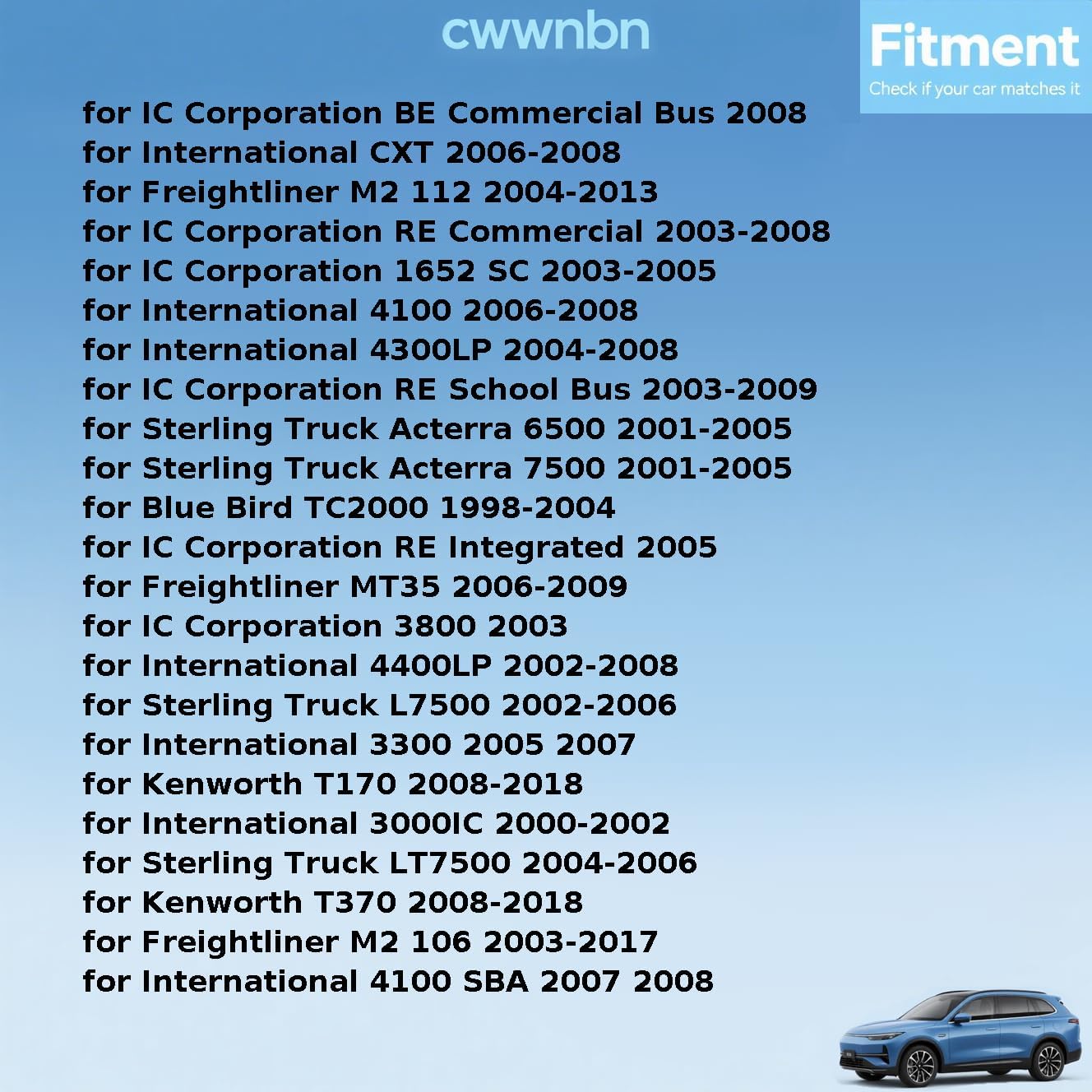 Brake Calipers Rear Right Disc Brake Caliper Replacement 8U9Z2B120A, 8U9Z2B120B, 4C4Z2B120JB for Blue Bird All American FE, RE, TC1000, TC2000 1998-2018 for Ford F53 2008-2016 1 Piece
