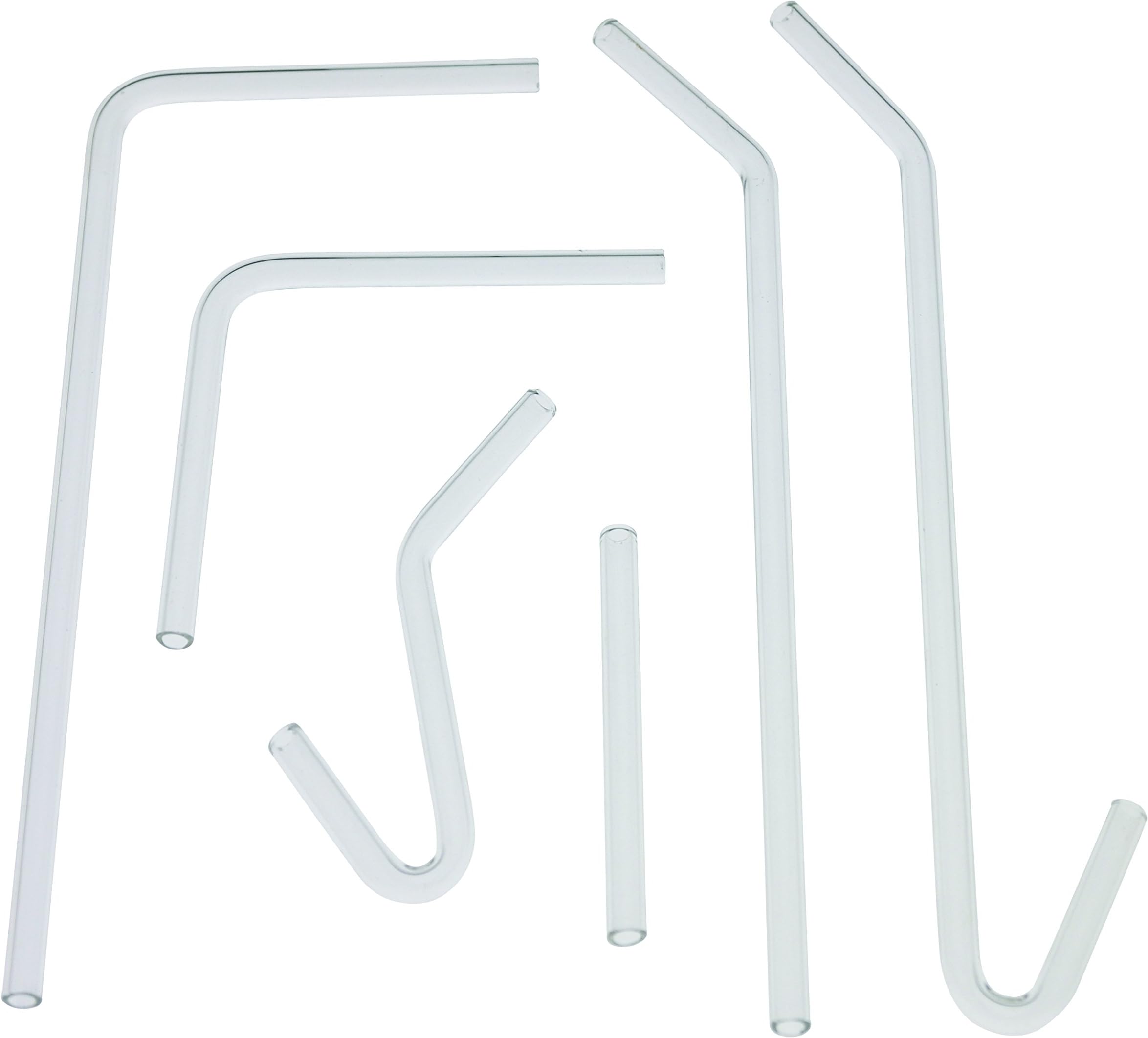 EISCO Glass Delivery Tubes - Set of 6 - Borosilicate - Eisco Labs