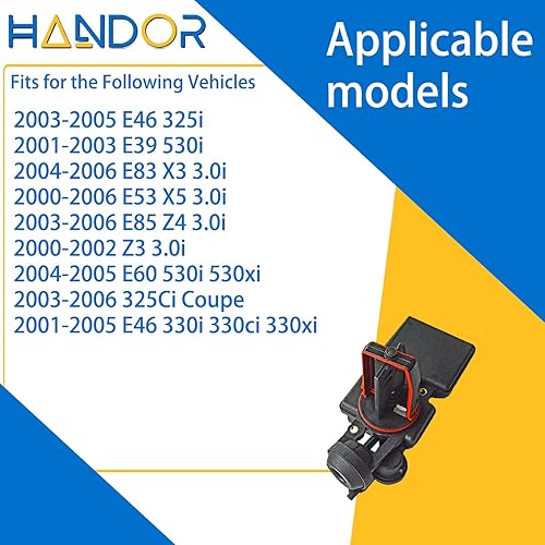 Miniatura 2 de Handor 11617502275 Válvula de control del corredor del colector de admisión de aire apta para E46 E53 E60 E83 E85 X3 X5 Z3 Z4 330i 330Ci 330xi 530i