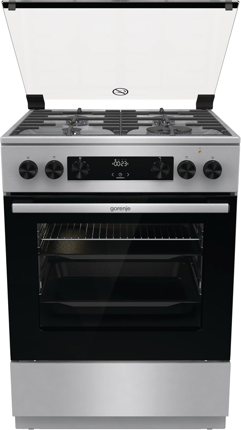 Gorenje GK6C62XA, 60 cm Freestanding Combination Cooker, 71 Litres