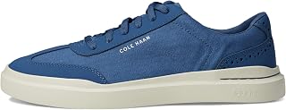 Men's Grandpro Rally Canvas T-Toe Sneaker in Ensign Blue/Silver Birch, 10 US