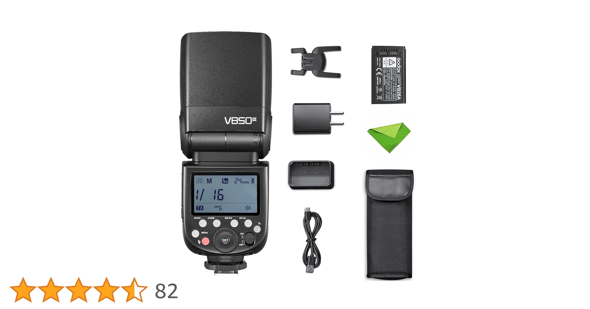 Godox V850 VING XTR16S付き Amazon | Godox V850 VING カメラフラッシュストロポ (V850III