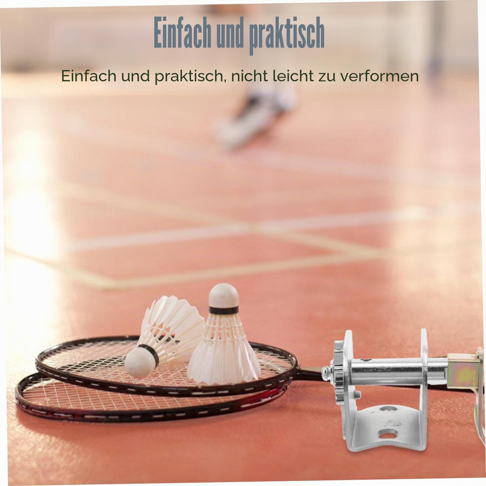 Abaodam Handkurbel Netzspanner Für Volleyball Und Badminton Outdoor Metall Spannvorrichtung Kompakt Handkurbelverspannungsgerät Für Netzspannung Und Einstellbar