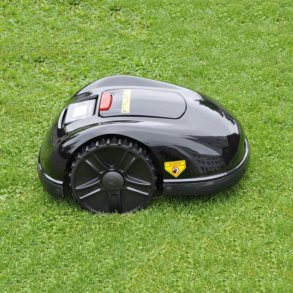 Robot cortacésped, Robot cortacésped con Carga automática para Jardines de hasta 3600 m², Ancho de Corte de 28 cm, Control por aplicación, 12 Opciones de Idioma.