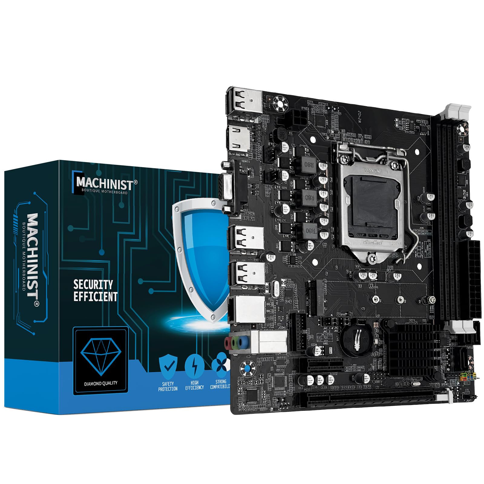 リ(^_^) Amazon.com: MACHINIST H61 LGA 1155 (Intel 2th/3th Gen) Gaming