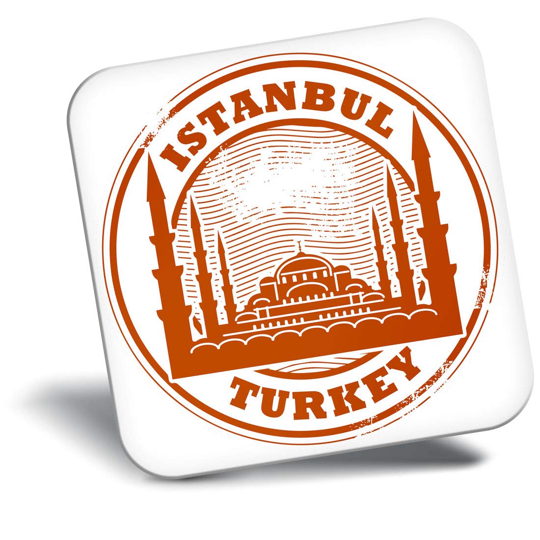 Destination Vinyl Ltd Fridge Magnet - Istanbul Turkey Architecture Travel 5395