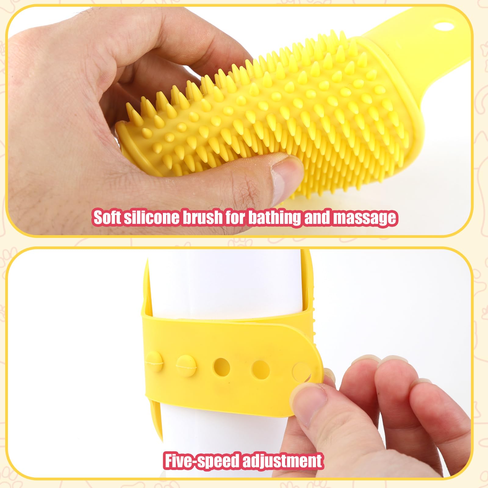 4pcs Cat Self Groomer Brush - Image 4