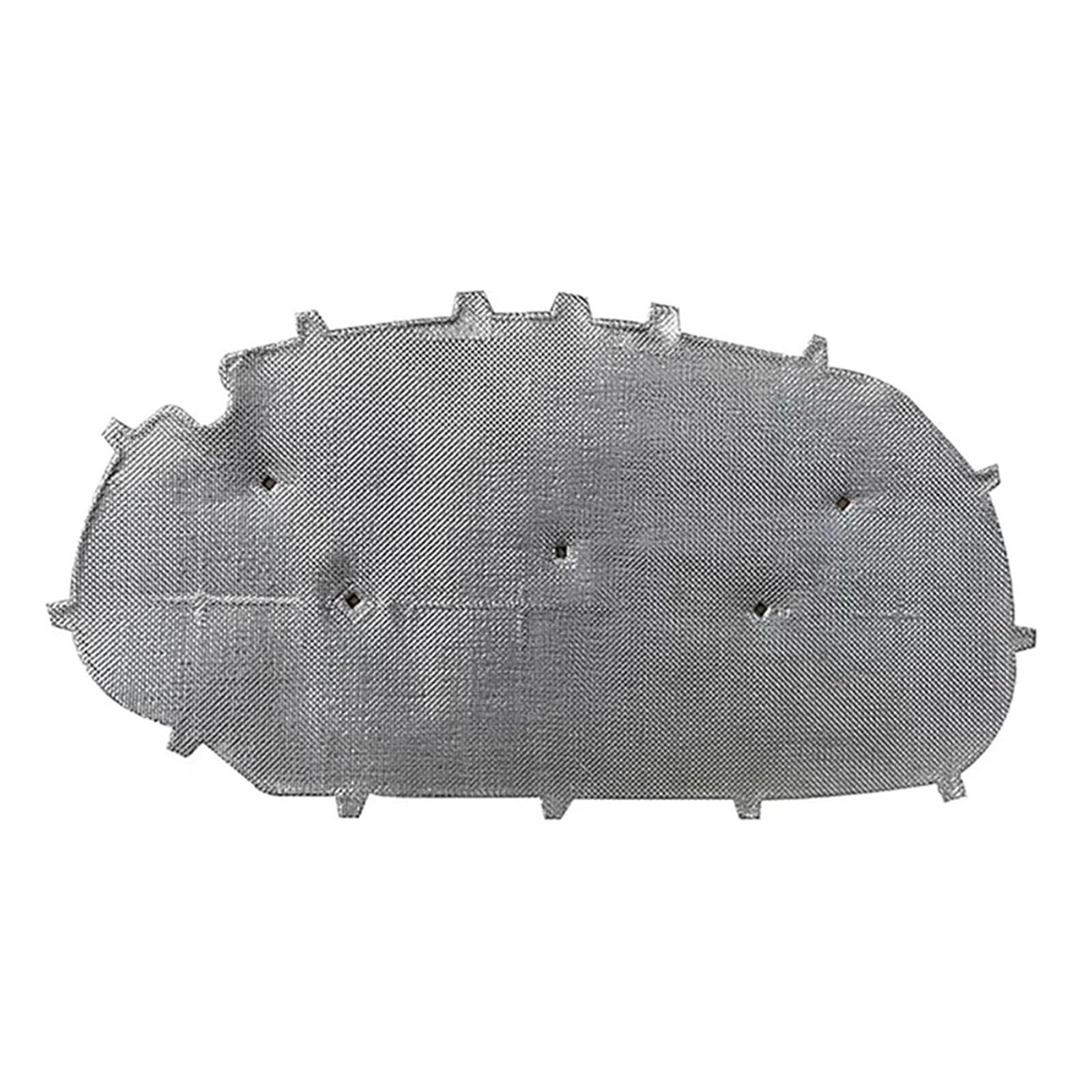 Vticedzjb Silver Compatible With Vw For Golf 6 For Golf 6 For Gti Car Hood Engine Insulation Pad Soundproof Heat Cotton Liner Cover Cars Hood Insulation Car Engine Hood Sound(Silver)