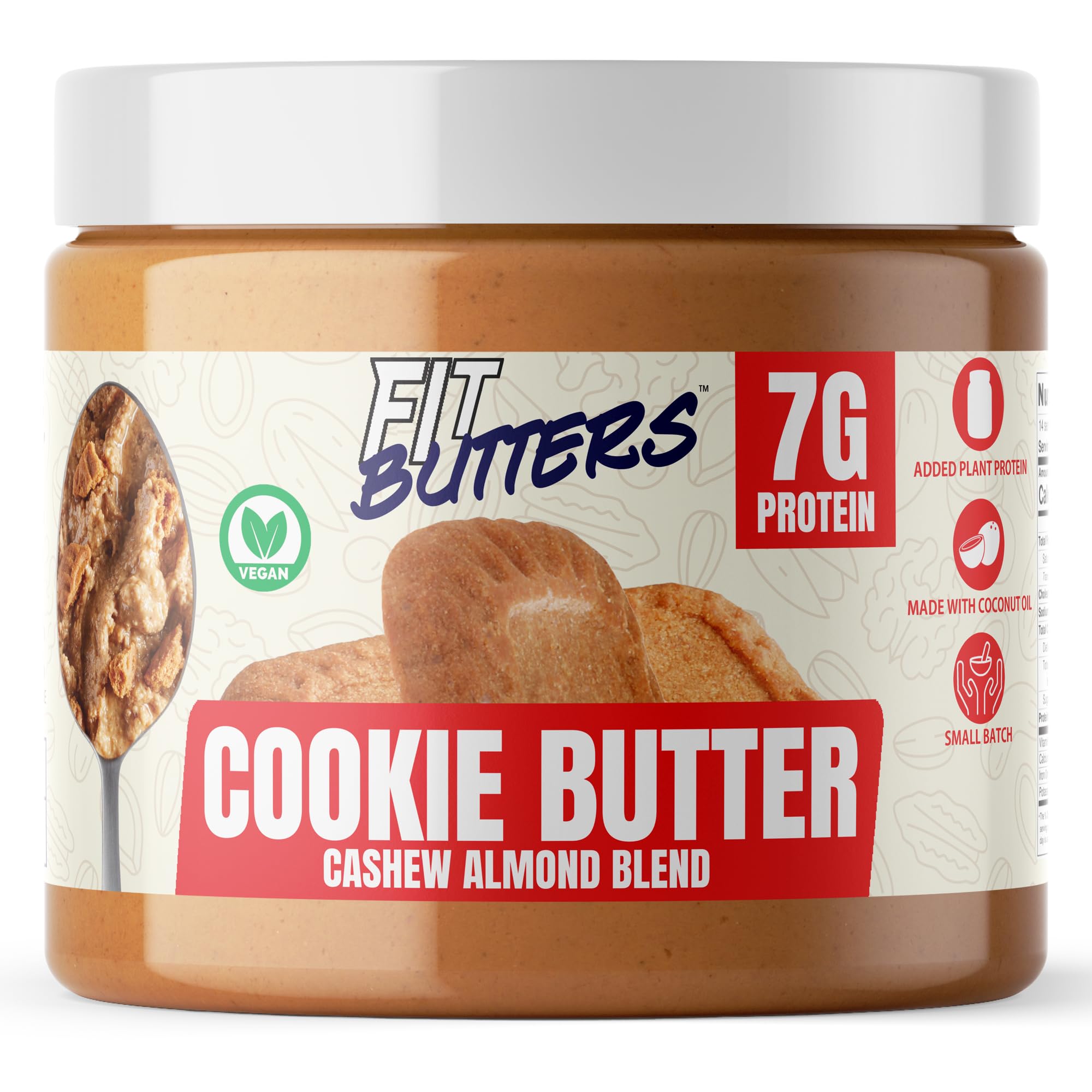Fit Butters Cookie Butter Cashew & Mandel, 454 g