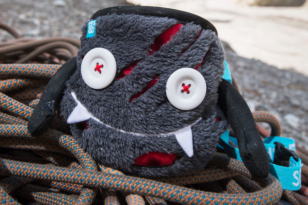 8BPLUS Kreidebeutel zum Klettern, Bouldern, Gürtel und Geschenkbox enthalten, breite Öffnung, Bürstenhalter für Links- und Rechtshänder (Duncan (Limited Edition))