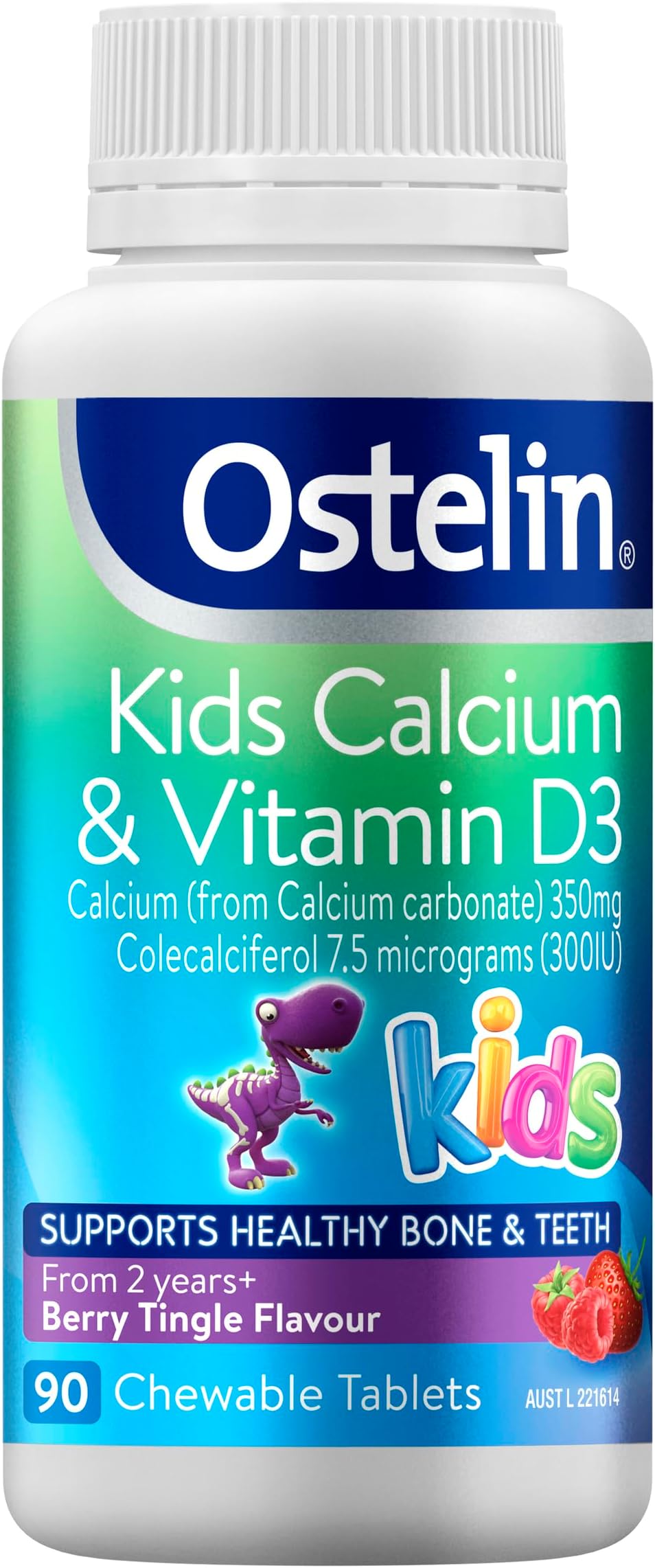Ostelin Kids Calcium & Vitamin D3 90 Chewable Tablets