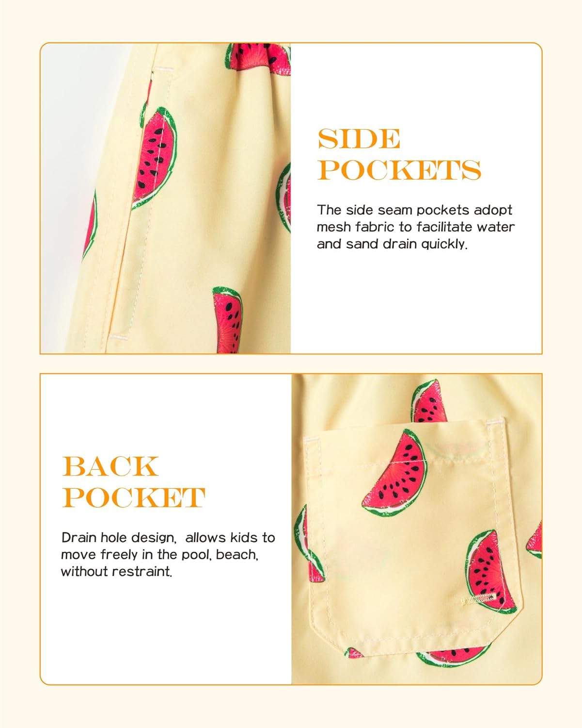 SURF CUZ Surfcuz Little Boys Swim Trunks UPF 50+ Toddler Beach Shorts Swimsuit Kids Quick Dry Swimwear - Image 6