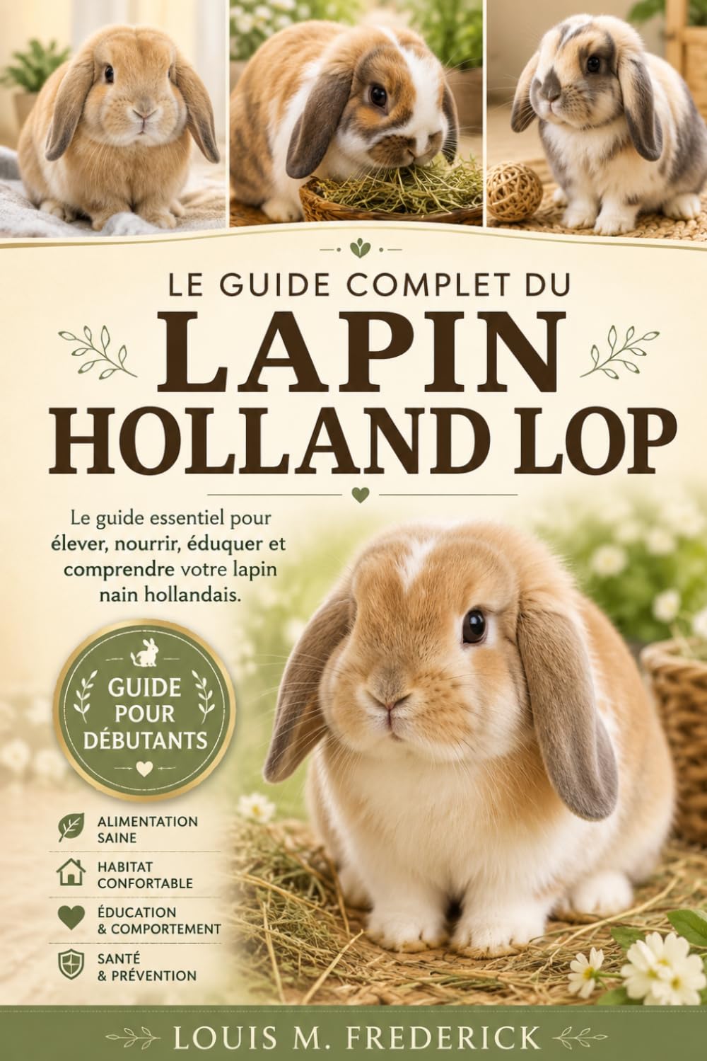 LE GUIDE COMPLET DU LAPIN HOLLAND LOP: Le guide complet du lapin nain hollandais Le guide essentiel pour élever, nourrir, éduquer et comprendre votre lapin nain hollandais.