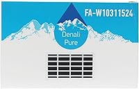 Vista 4 de Paquete de 4 filtros de aire de repuesto para refrigerador Whirlpool WRF736SDAM13 - Compatible con filtro de aire para refrigerador Whirlpool