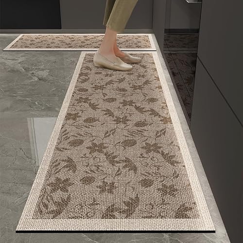 JinweiS Bathroom Rug Mat, Non-Slip Plush Shaggy Bath Carpet, Machine