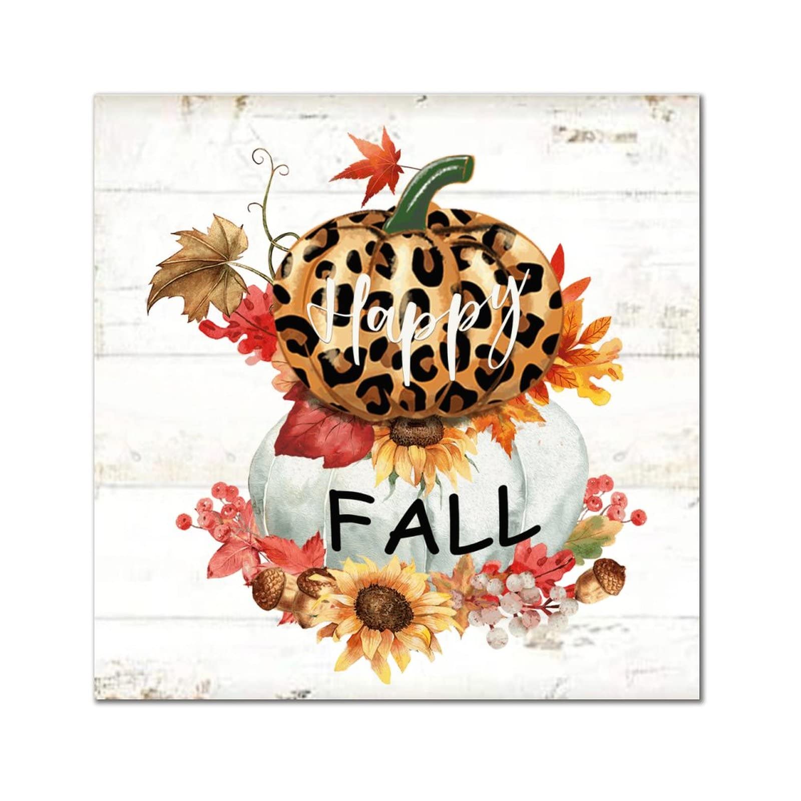 Panneau en bois Happy Fall de haute finition pour une décoration murale raffinée