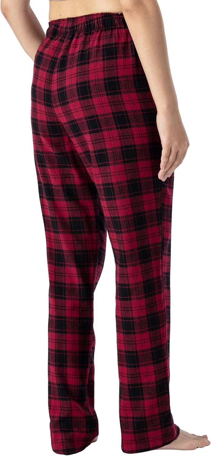 Womens Cotton Pajama Pant with Pocket Plaid Lounge Bottom Home Casual Loungewear Sleepwear Pjs Pant - Image 5