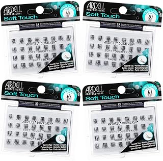 Ardell False Eyelashes Soft Touch Trios Individuals Short Black 4 Pack