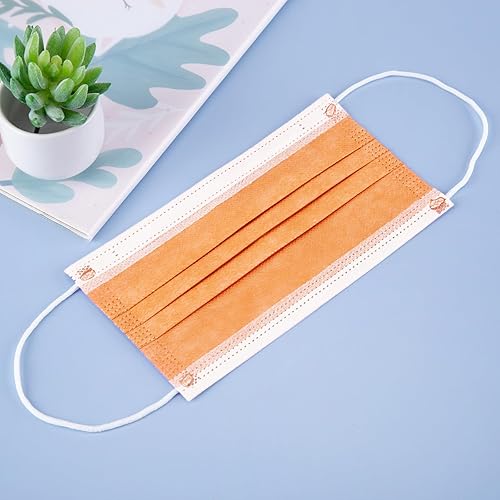 Miniatura 13 de Borje Cubrebocas desechables, 100 unidades, color negro, máscaras faciales de protección de 3 capas Multicolor 100 Uds