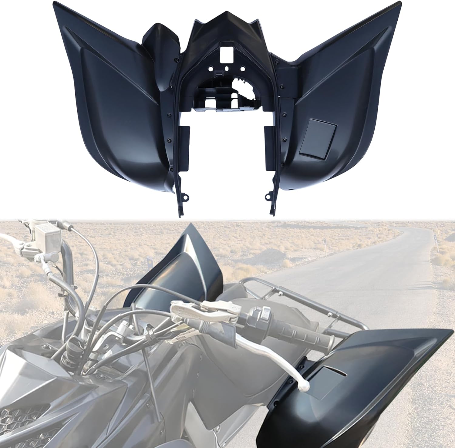 Rear Fender Flares for Raptor 700, Rear Mud Flaps Black Mud Guards Extension Fender Flaps Protector for Yamaha Raptor YFM 700 700R 2013-2025 Accessories