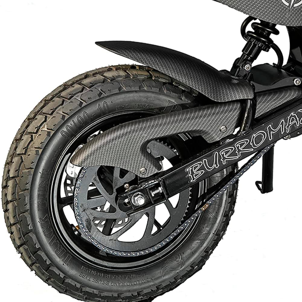 Burromax TT1600R, 52v Lithium Ion, 4 Speeds, 32 Mph, Up to 350lb Rider, Electric Mini Bike
