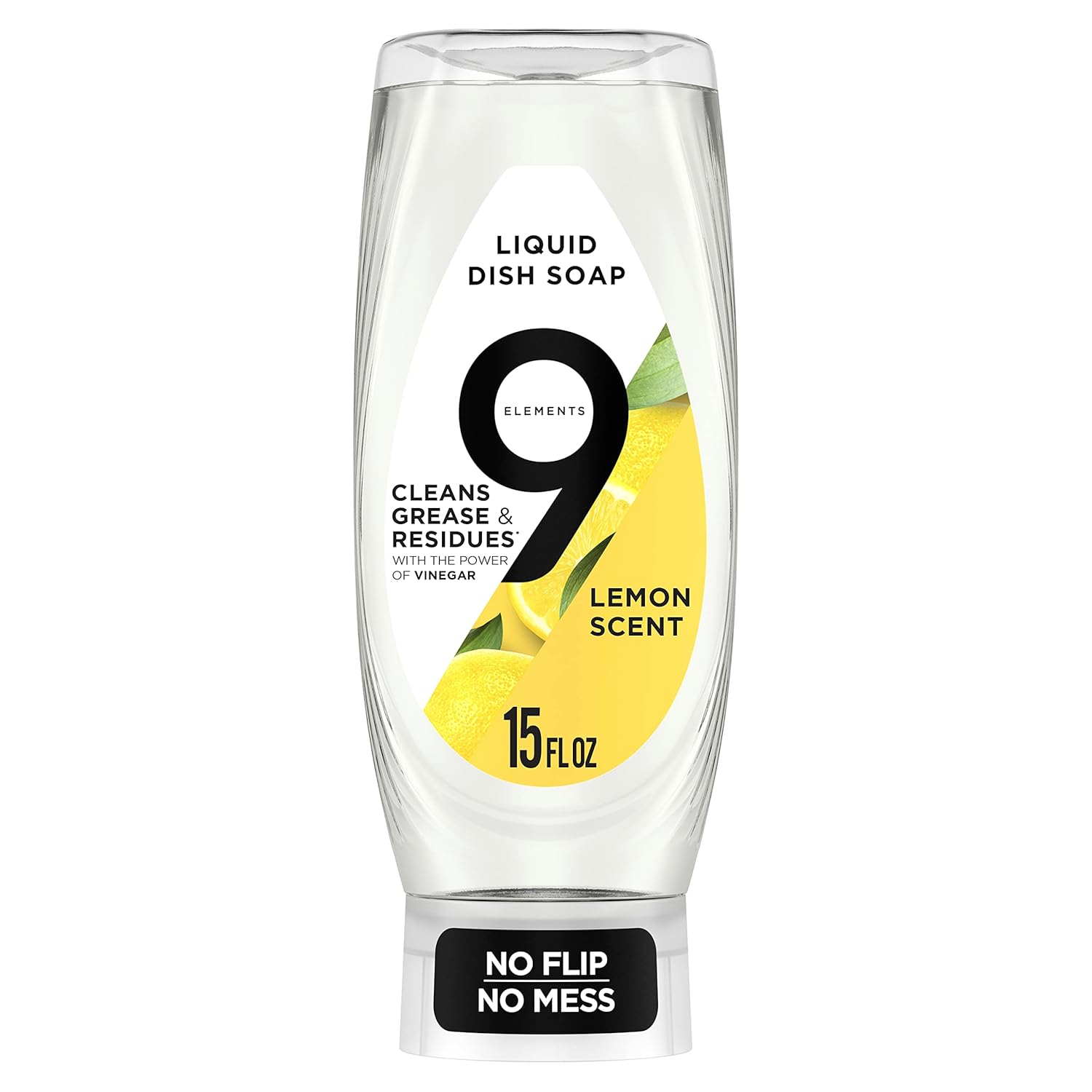 9 Elements EZ Squeeze Dish Soap Lemon Scent 15 oz Bottles 3 Pack
