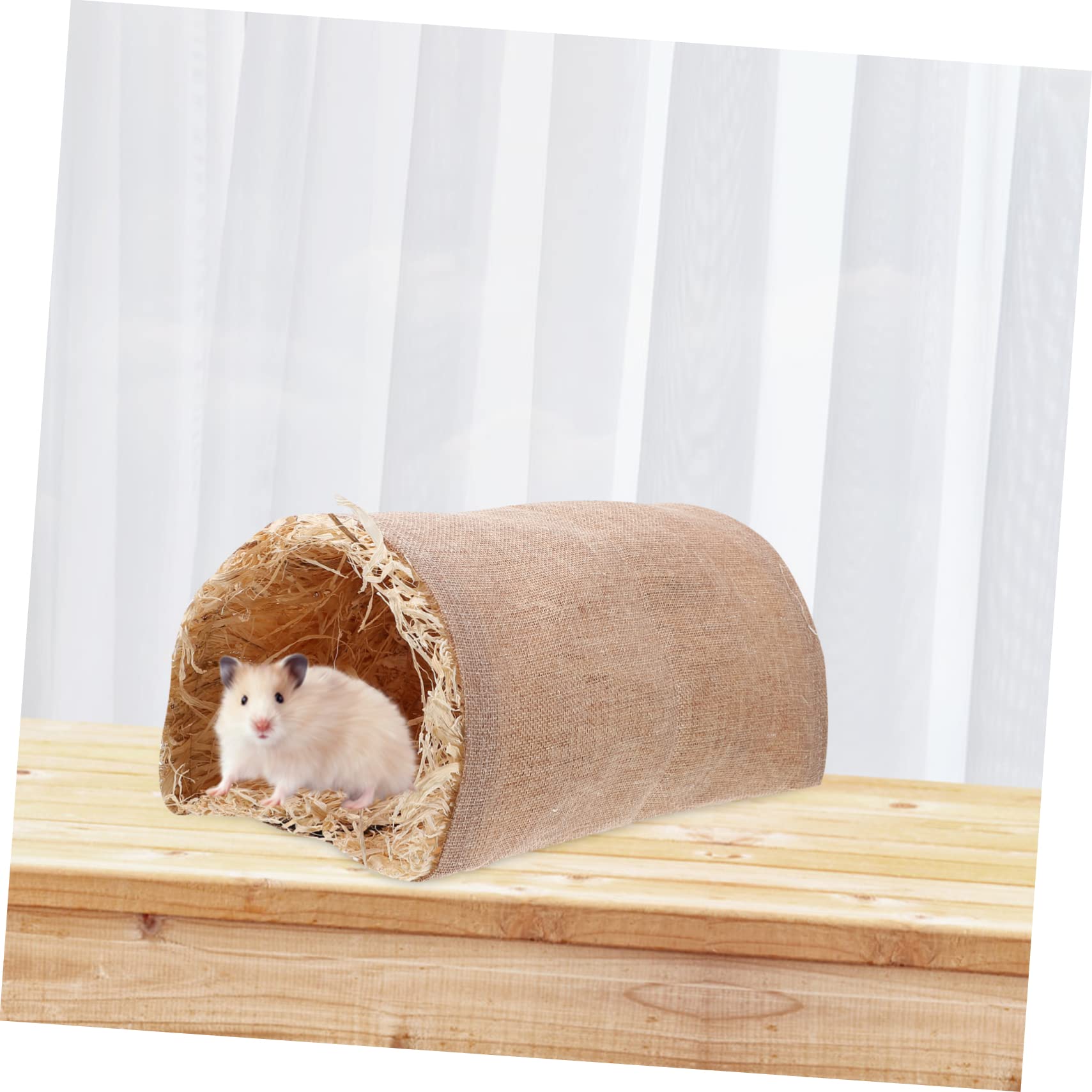 POPETPOP 2stücke Kleintier Tunnel Spielzeug Für Hamster Und Kaninchen Interaktives Verstecknest Material Leicht Tragbar Für Kleine Haustiere