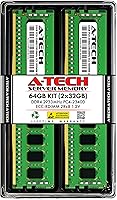 Vista 124 de A-Tech 4GB DDR4 2133MHz PC4-17000 ECC RDIMM 1Rx8 Single Rank 1.2V ECC Registered DIMM de 288 pines Módulo de actualización de memoria RAM