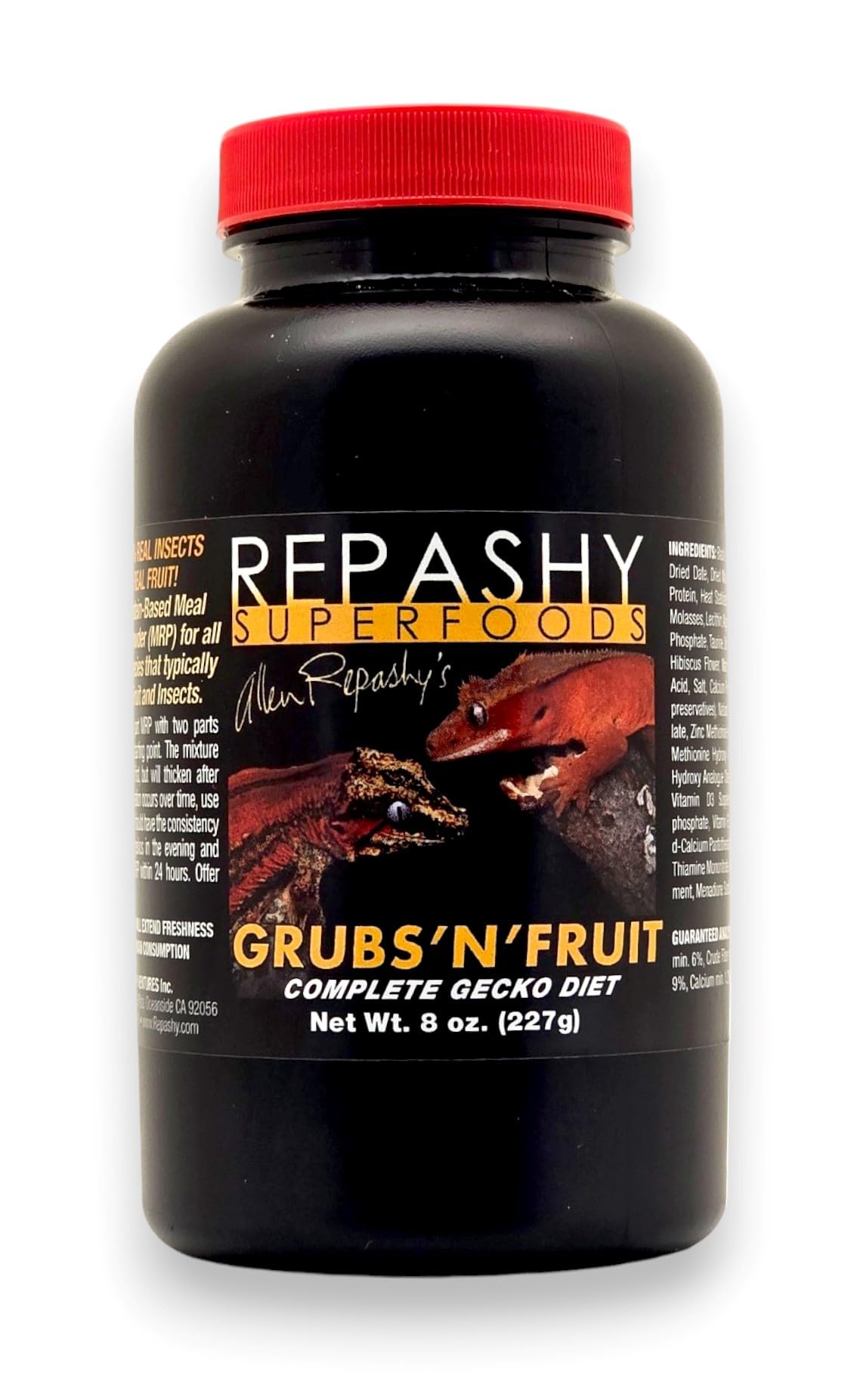 SuperFoods Grub N’ Fruit 8 oz Jar Gecko Diet