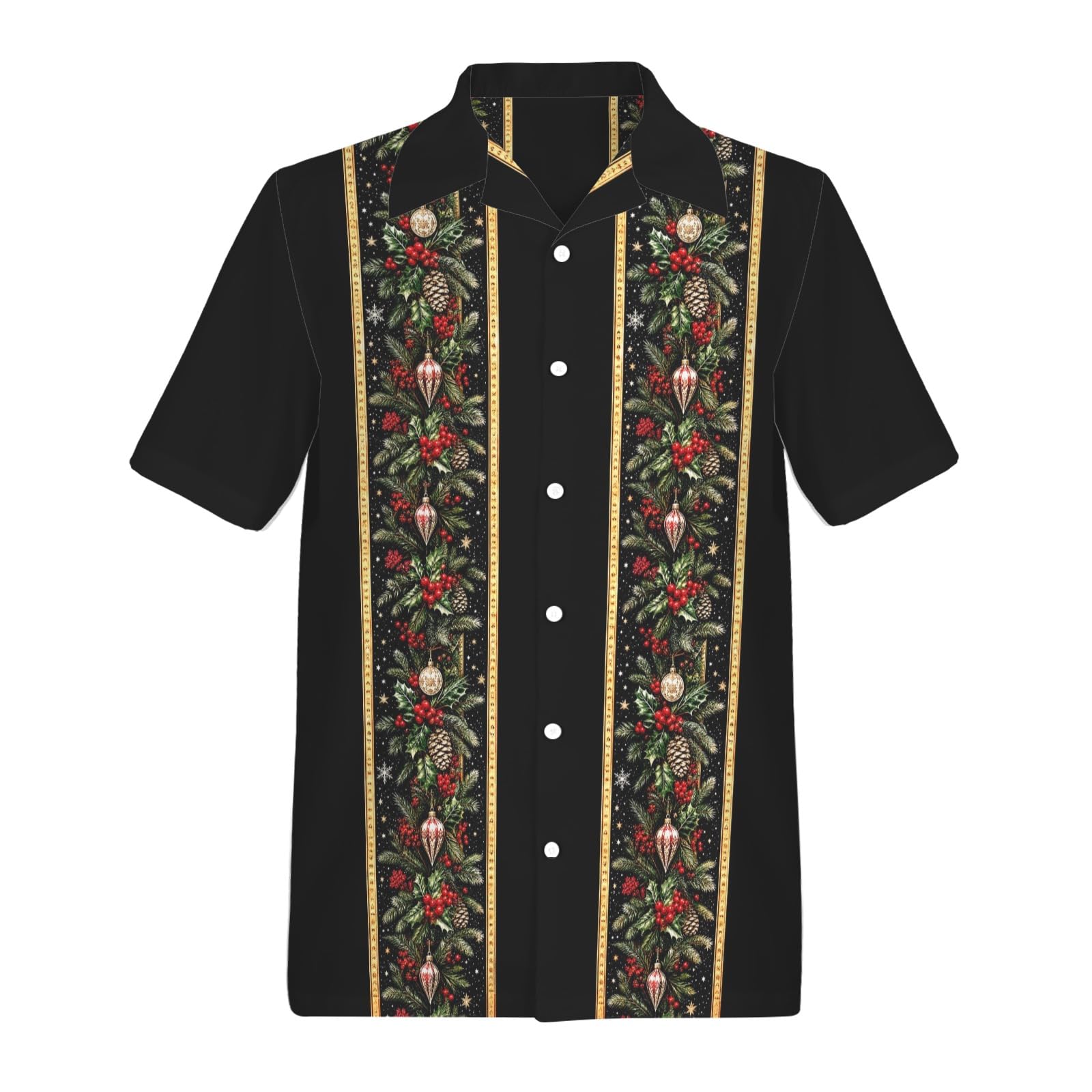 Artsadd 80s Outfit for Men 90s Shirt Hawaiian Button Down Retro Party Disco