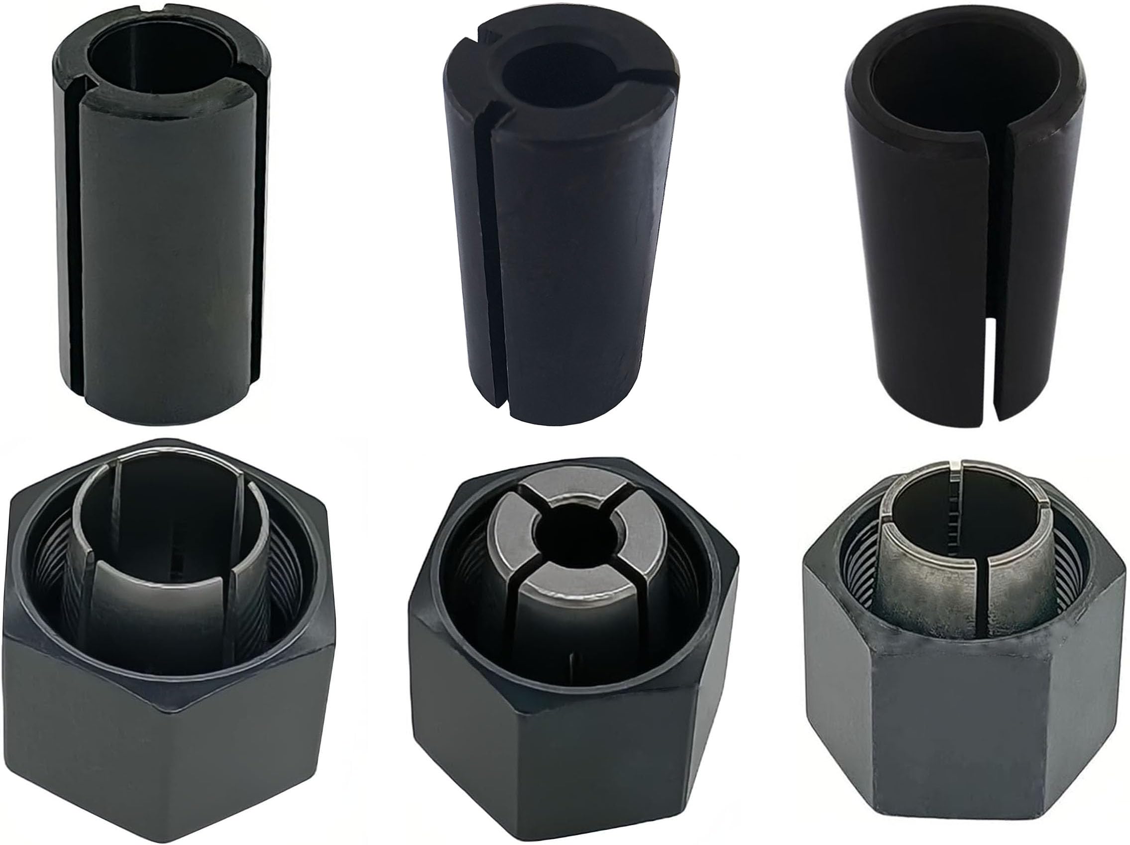 Router Collet Set - Dewalt & Bosch Compatibility -1