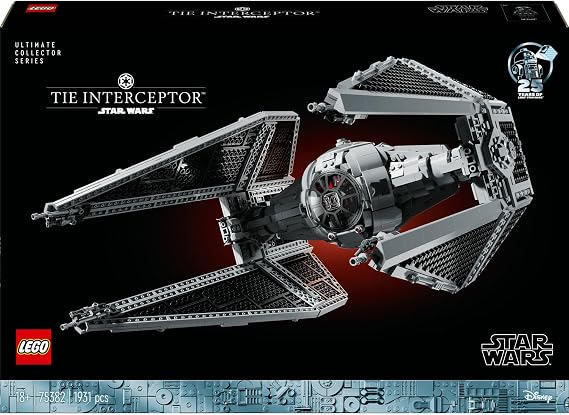 LEGO Star Wars TIE Interceptor 75382 | Yetişkinler için Minifigür İçeren Model Yapım Seti, Hediye Fikri (1931 Parça)