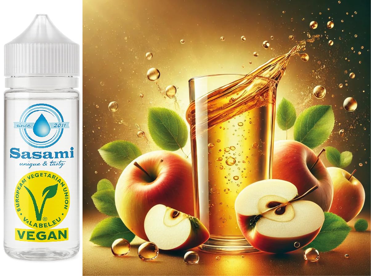 Sok jabłkowy aromat koncentrat – Wegański – Sasami – 100ml
