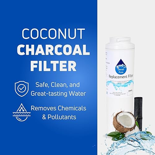 Miniatura 4 de Paquete de 2 filtros de agua de repuesto para refrigerador JFD2589KEP - Compatible con el cartucho de filtro de agua para refrigerador UKF8001