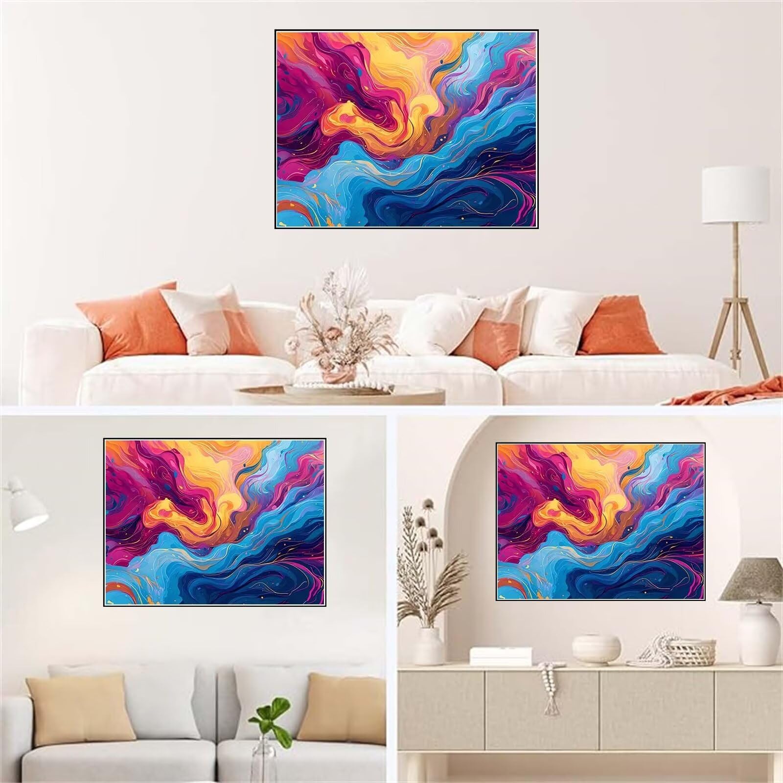 Shozhoo Peinture Numero Adulte, Peinture par Numero Adultes Enfants, Peinture par Numero d'art avec Pinceaux et Acryliques Bricolage Peintures Kits pour la Décoration 20x30cm, Femme africaine s-2212