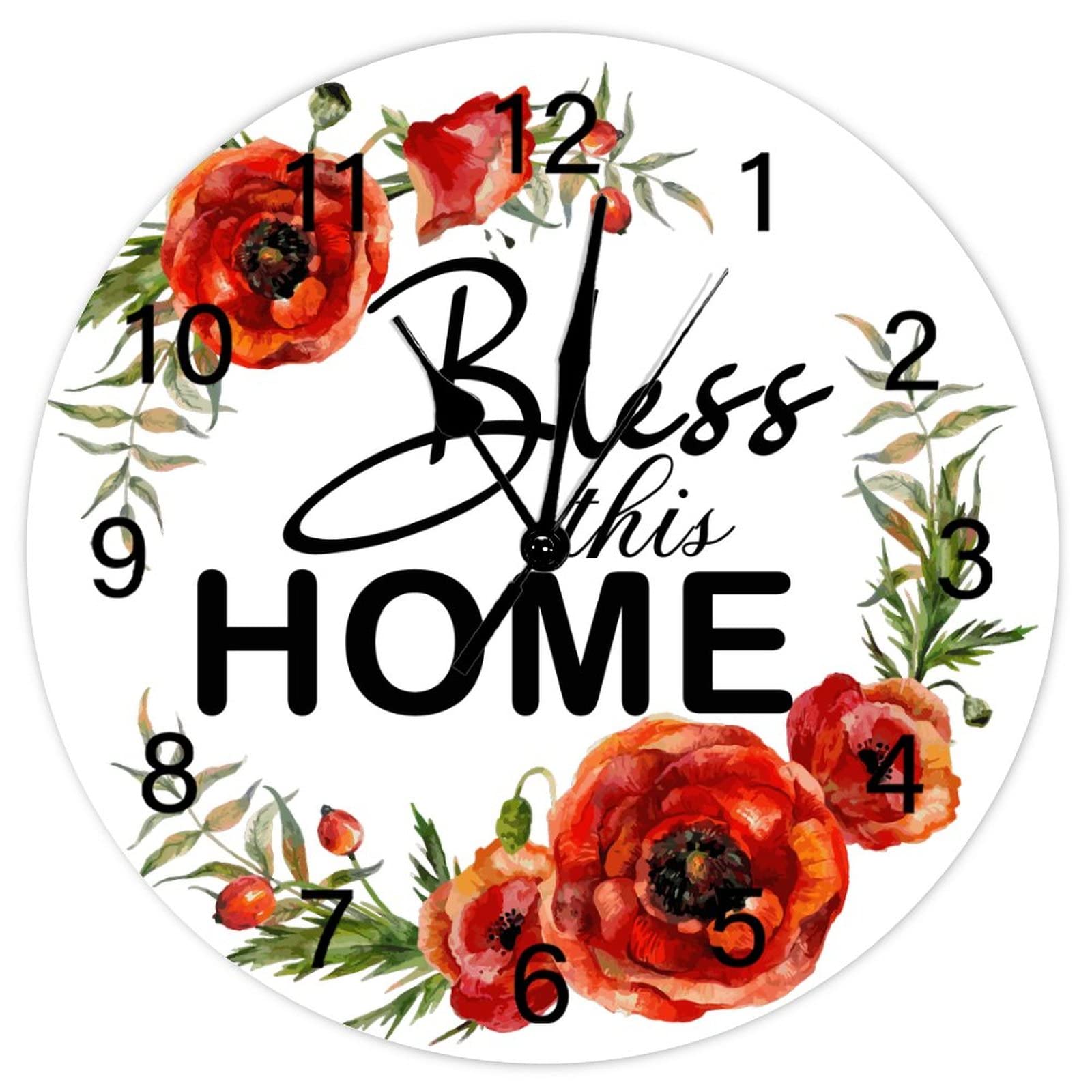 Horloge murale rustique vintage pour une décoration de cuisine ou salon