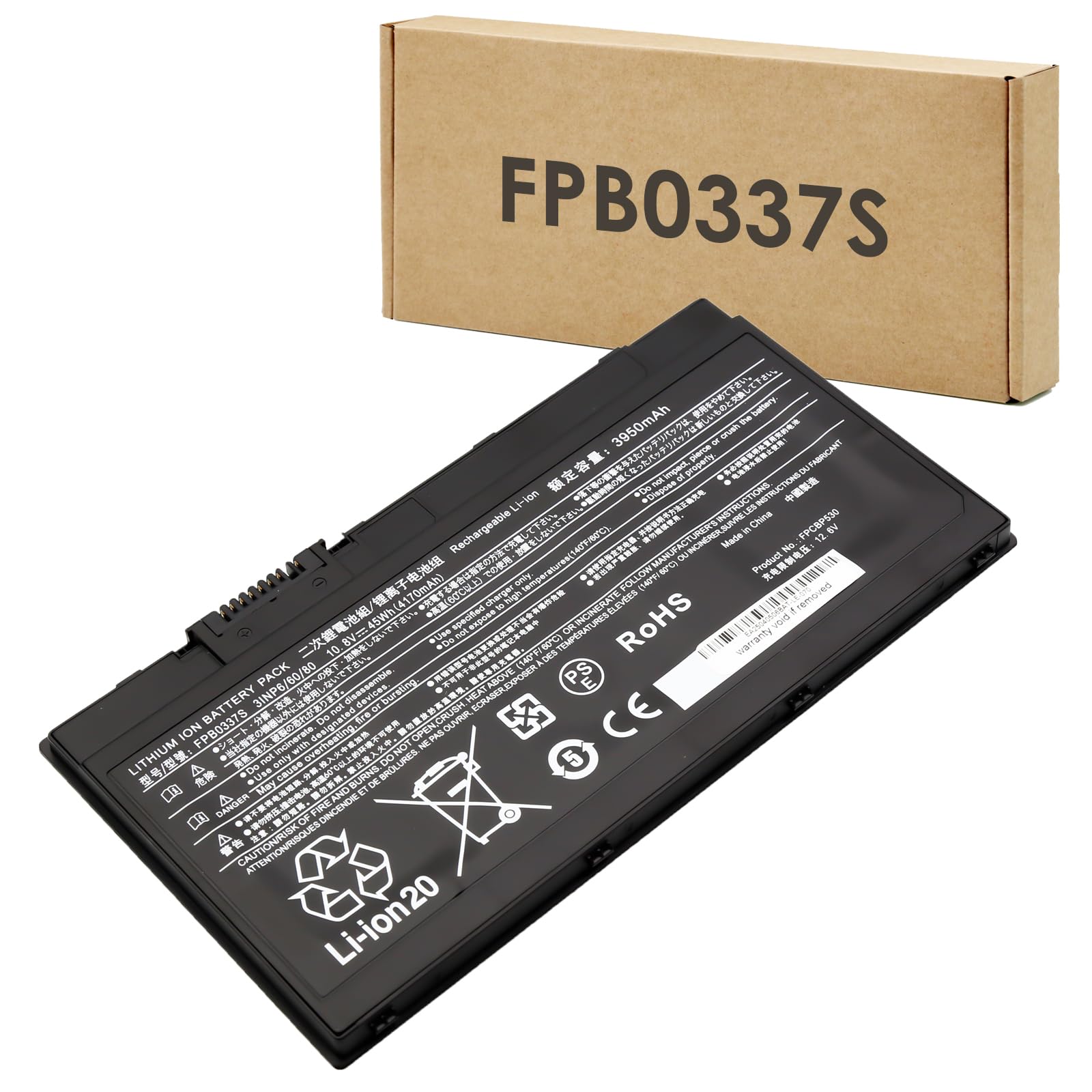 BLESYS Bateria FPB0337S do Fujitsu Lifebook U727 U728 U729 U729X P728 P727 Series FPCBP528 FPCBP530 FMVNBP246 FMVNBP245 FPCBP530AP [10,8V 45Wh]