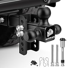 METOWARE Adjustable Tri-Ball Trailer Hitch