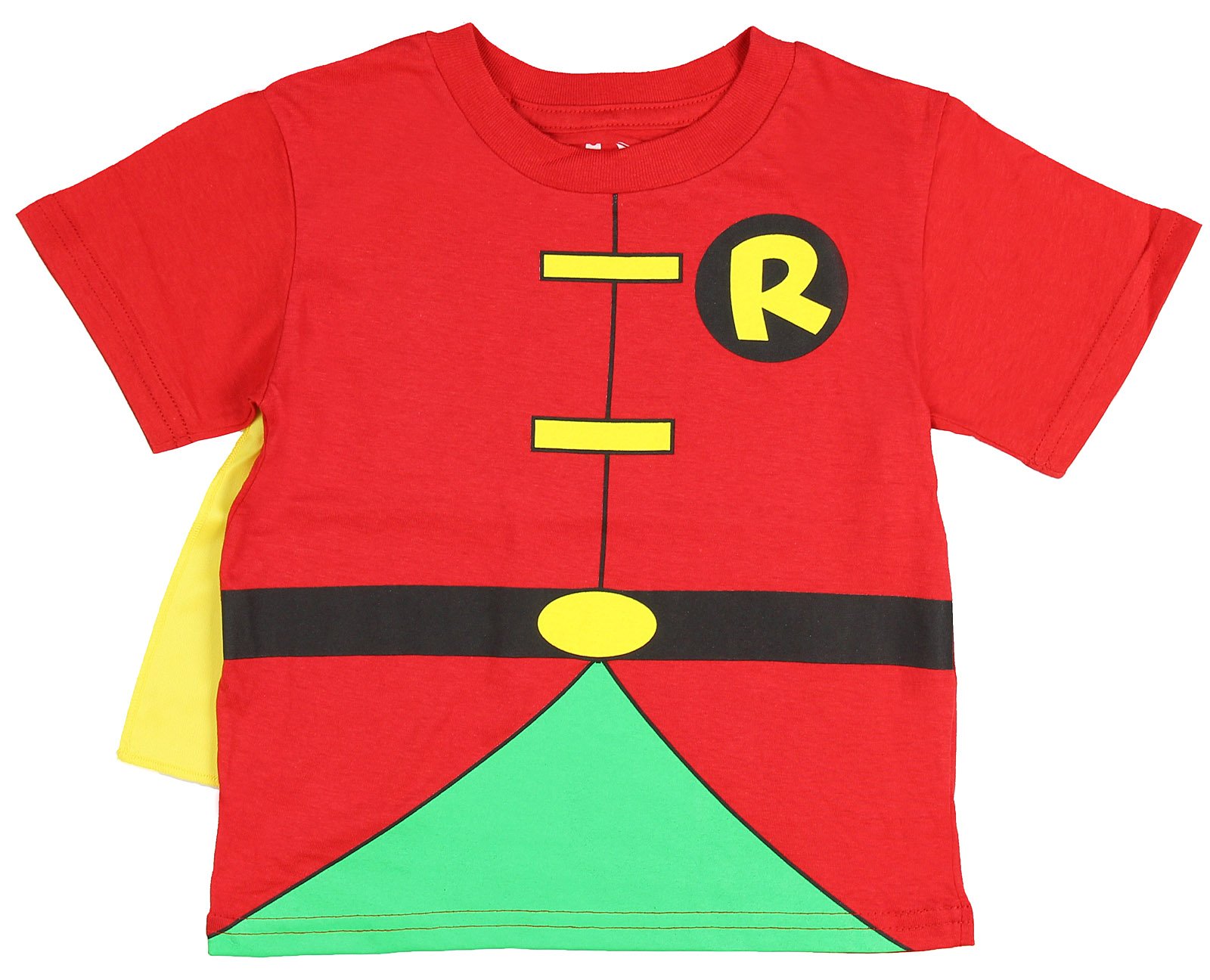 DC Comics Boys' Costume Robin Caped Tee