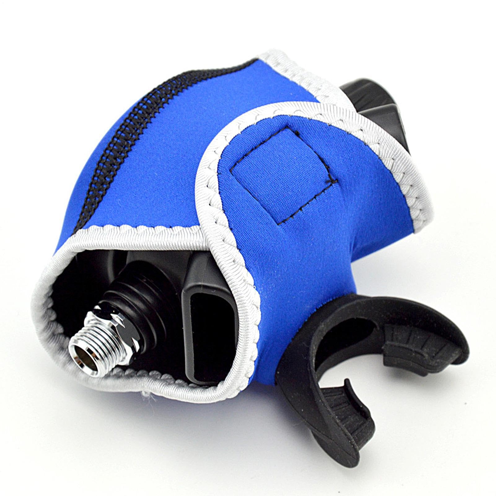 Generico Copertura protettiva per erogatore subacqueo - Copertura in neoprene e nylon da 3 mm | Protezione antipolvere per erogatore secondario, subacquei per avventure subacquee, nero blu giallo