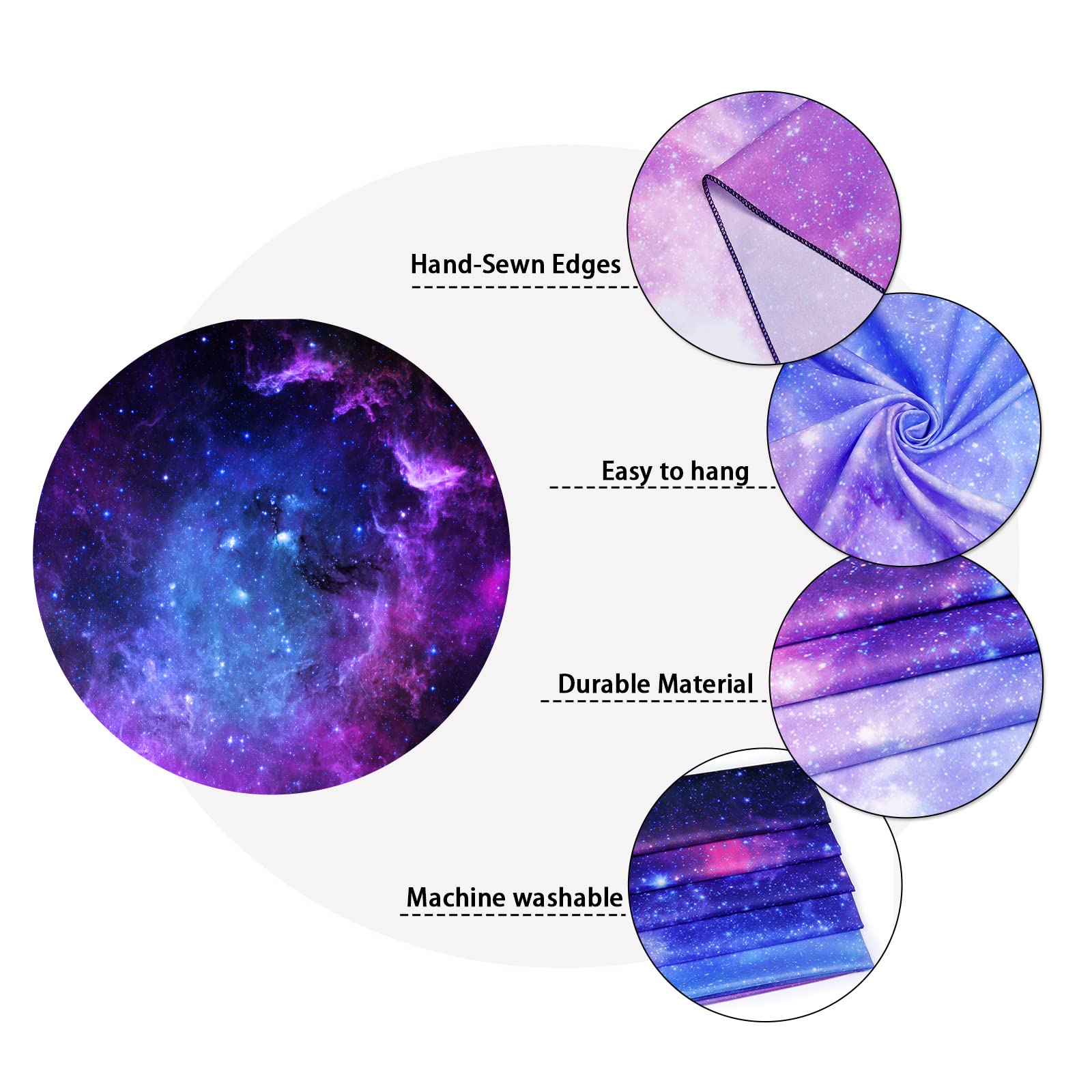 Grande Affiche Murale Galaxy Travel | Réactive Lumière UV/noire | Taille 24x36 Pouces | Déco Psychédélique