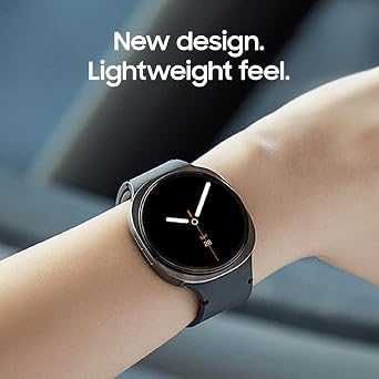 Samsung Galaxy Watch 8 (2025), Graphite, 40mm, Bluetooth Smartwatch | Cushion Design, Fitness Tracker, Sleep Coaching, Running Coach, Energy Score, Heart Rate Tracking [US Version, ]
