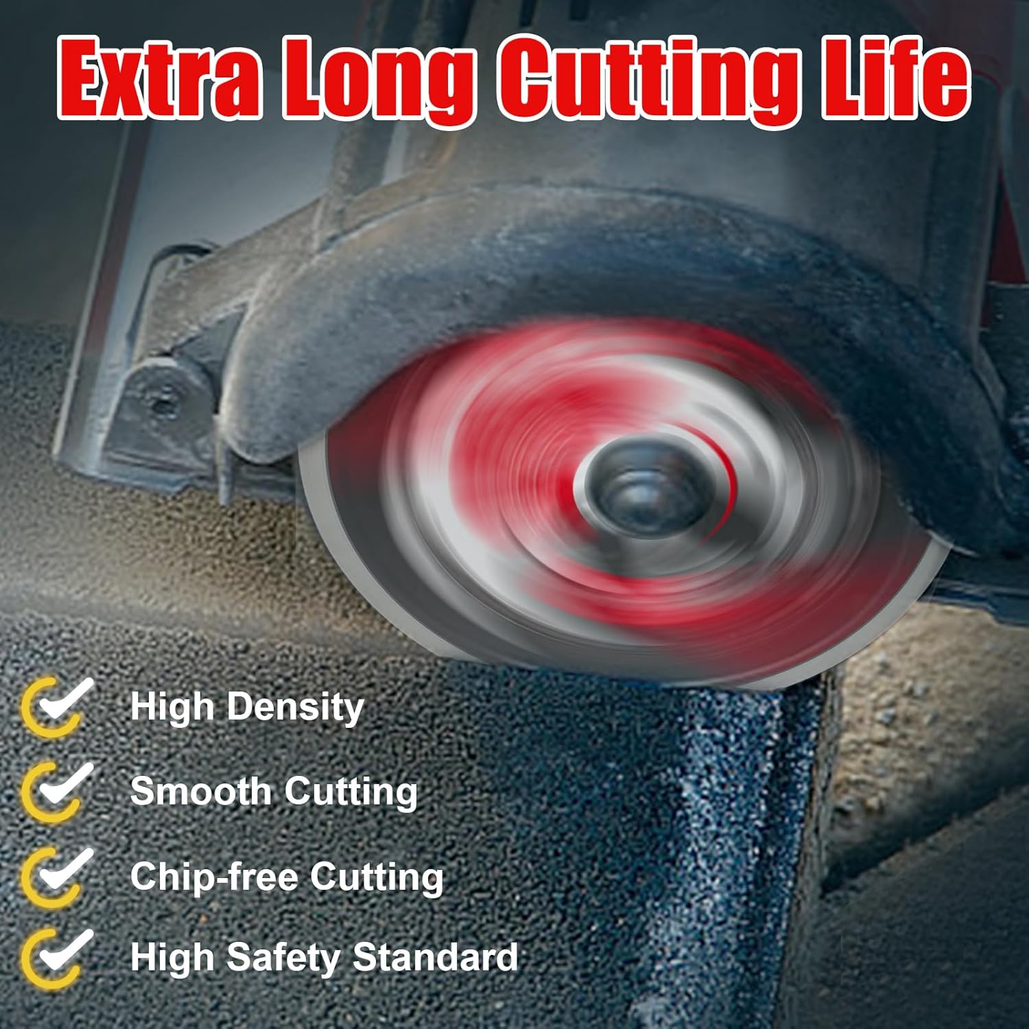 14" Diamond Saw Blades for General Purpose, Segmented Concrete Blade for Dry & Wet Cutting, Fast Smooth Cutting for Asphalt Concret Granite Slate 1 PC