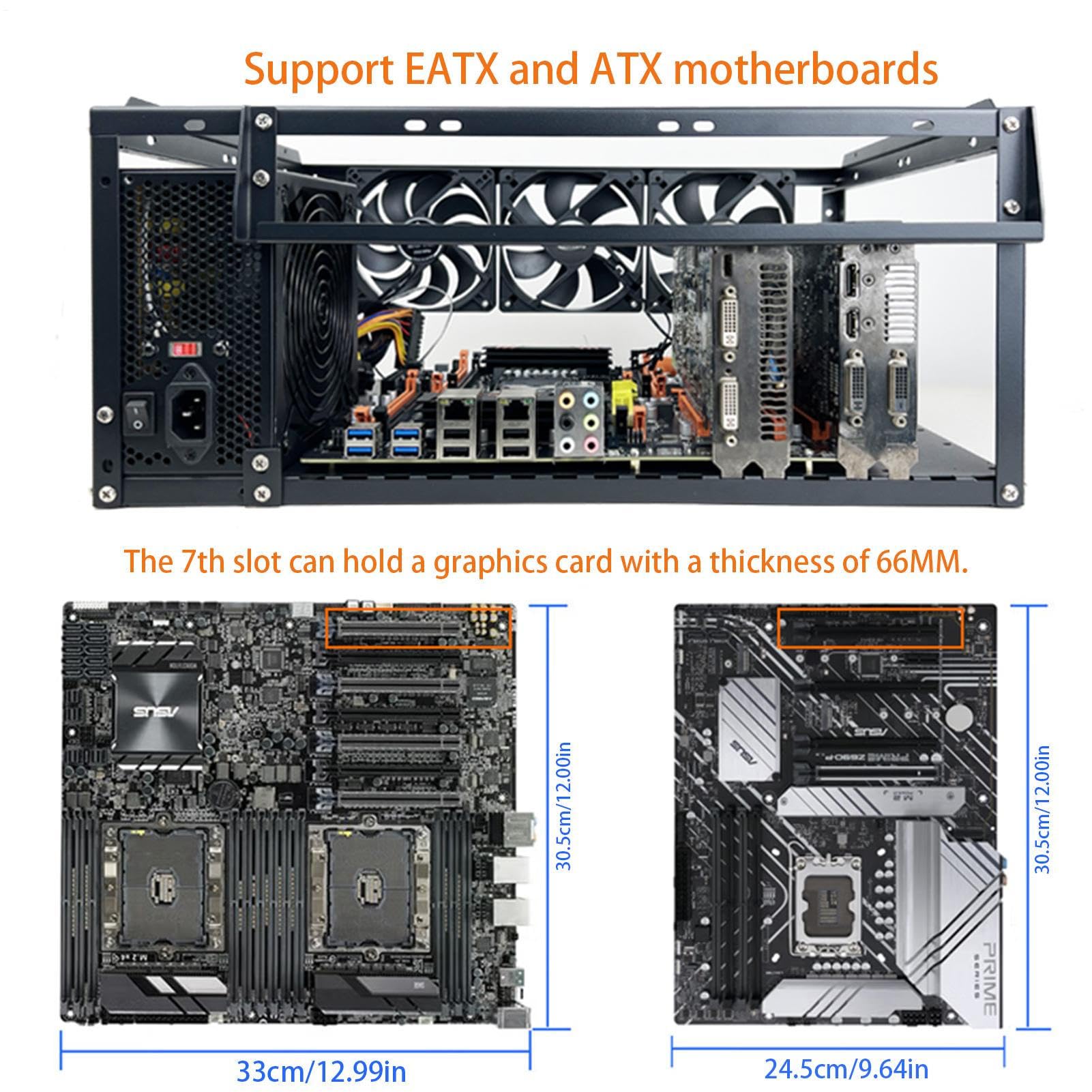 Case PC Gaaming - Custodia Toower RGB, pannello in vetro temperato | ventilato con gestione dei cavi e slot di espansione ideale per costruzioni personalizzate e configurazione di