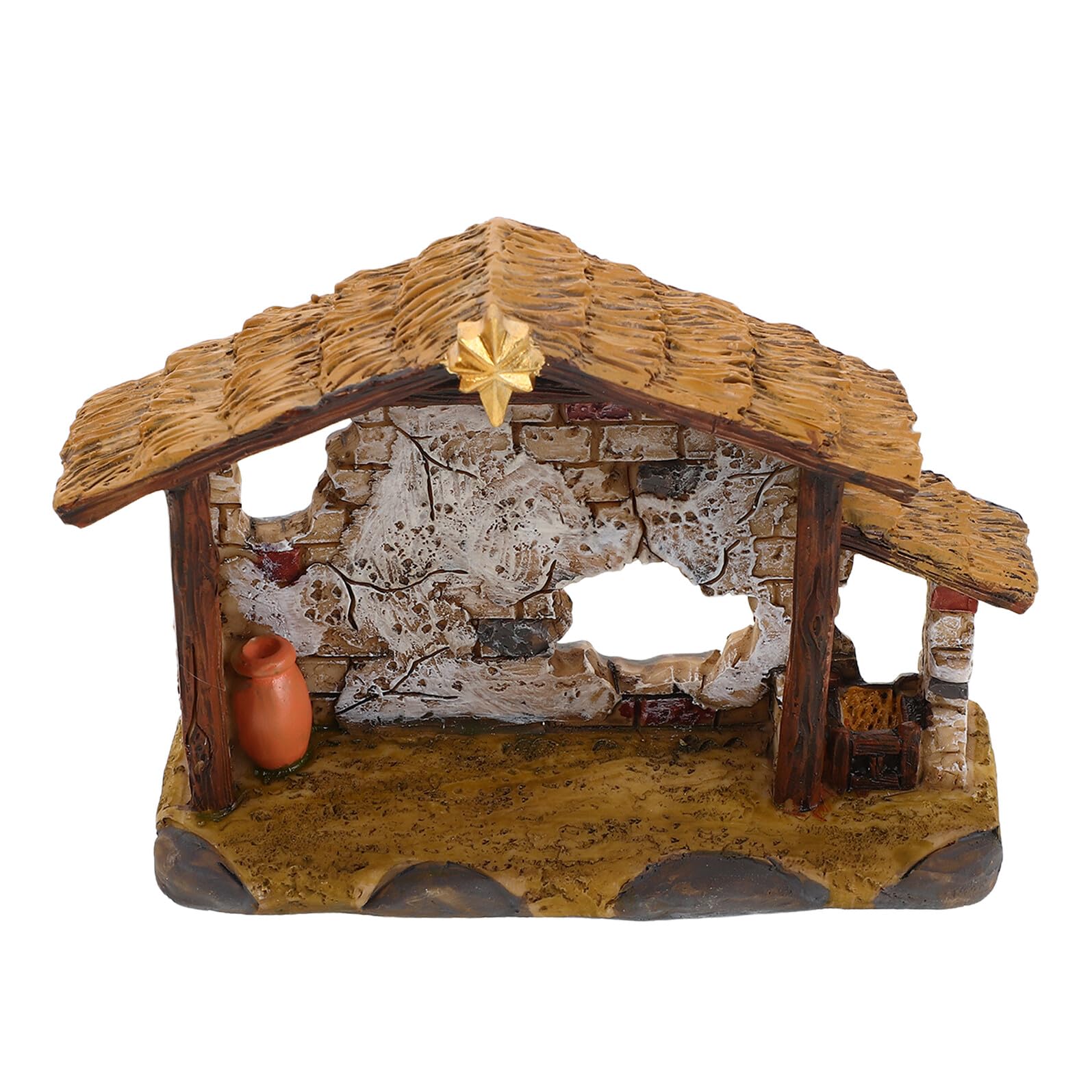 Crèche de Noël miniature : statuette religieuse unique de collection