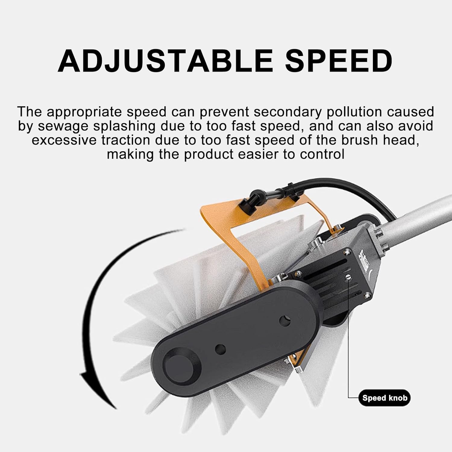 Automatic Water Fed Pole Kit, with 7.5m Adjustable Pole, Electric Solar Panel Cleaning Roller Brush, Brushless Motor Cleaning Brush, for Dry Cleaning No Water,Dual-Purpose