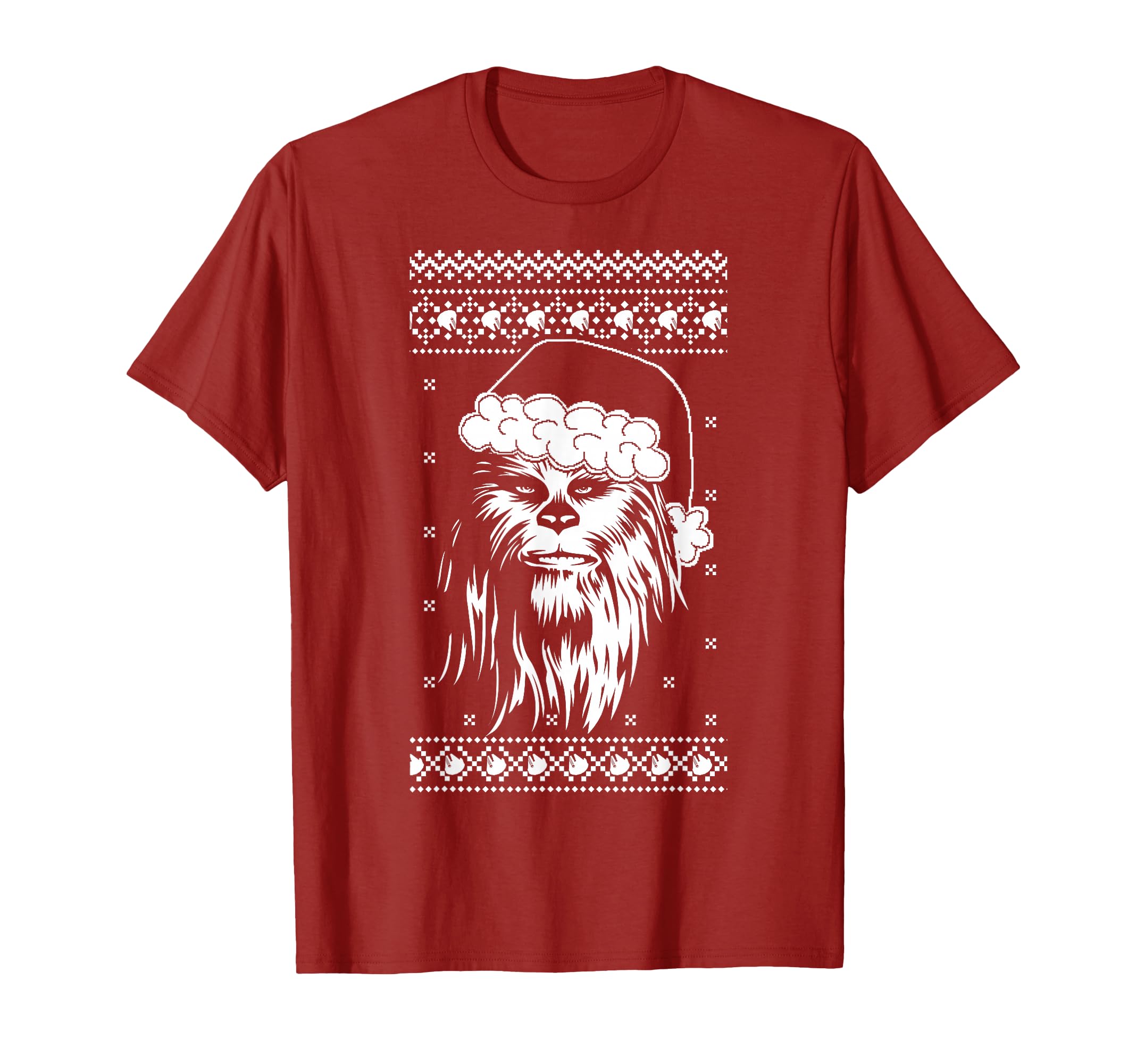 Star Wars Chewbacca Ugly Christmas Sweater Santa T-Shirt T-Shirt