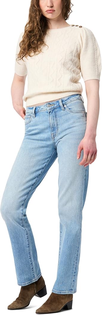Buffalo David Bitton Women's Mary Mid Rise Straight Jeans