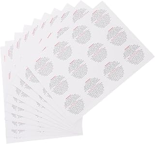 10sheets Candle Warning Stickers High Temperature Safety Labels for Jars and Tins Easy Application Flat Stickers for Candle Making